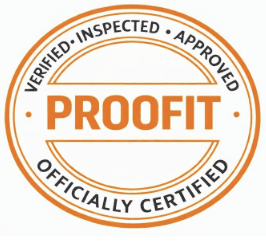 Proofit officially certified inspection stamp